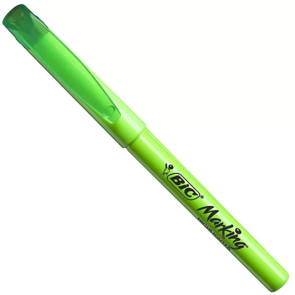 Caneta Marca Texto Marking Verde Bic (Bl.c/01) - imagem 5