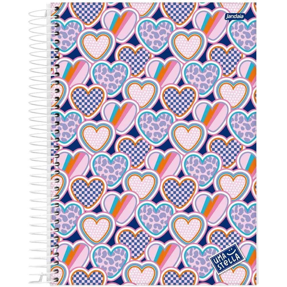Caderno Espiral 1/4 Capa Dura Stella 80Fls. Jandaia (Pct.c/05) - imagem 11