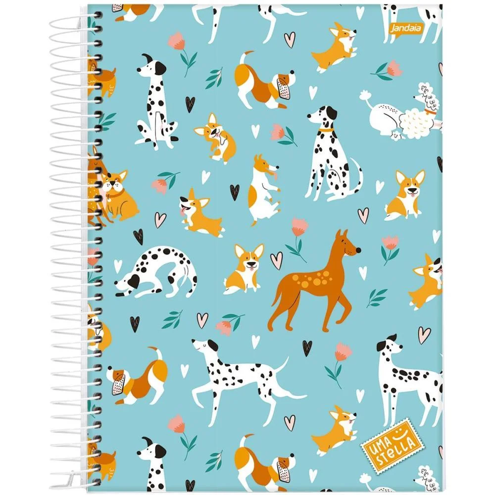Caderno Espiral 1/4 Capa Dura Stella 80Fls. Jandaia (Pct.c/05) - imagem 5