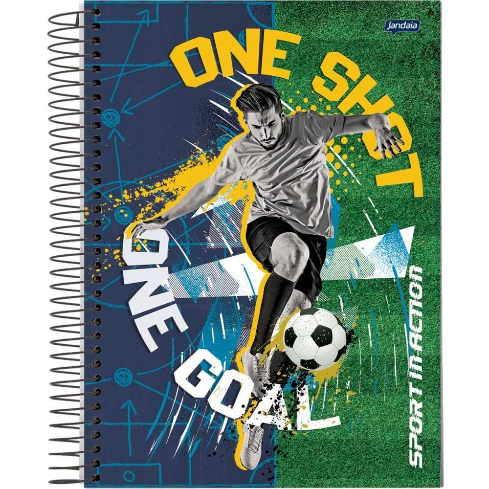 Caderno 20X1 Capa Dura Sport 320Fls. Jandaia (Pct.c/02) - imagem 6