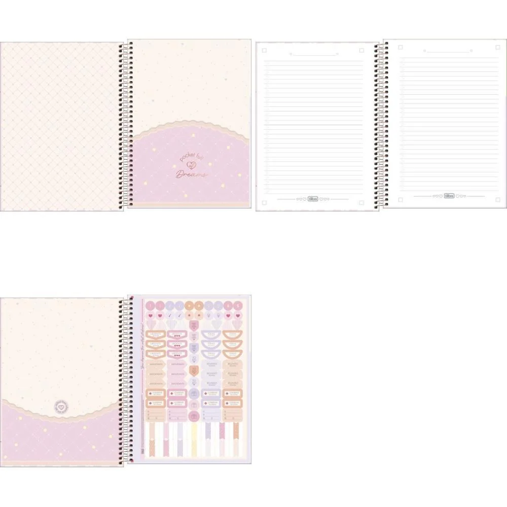 Caderno 10X1 Capa Dura Soho 160Fls. Tilibra (Pct.c/04) - imagem 3