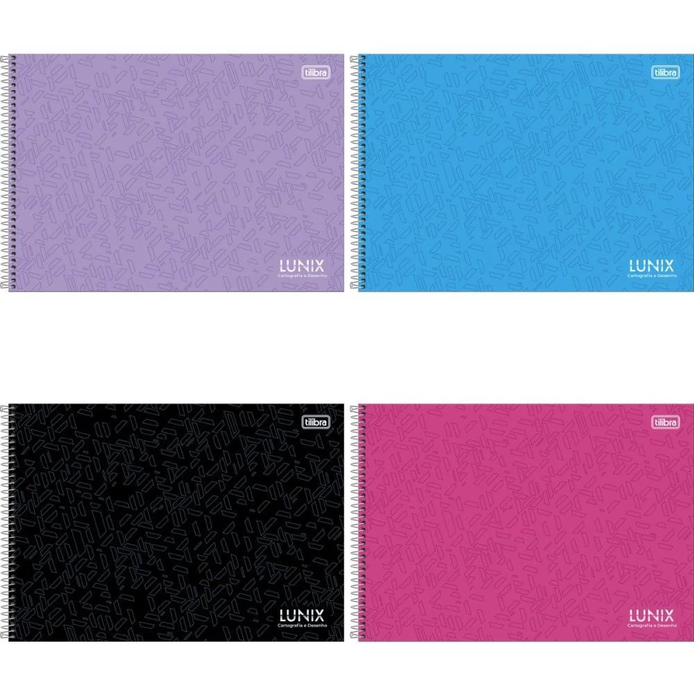 Caderno Desenho Univ Capa Dura Lunix Espiral 60Fls. Tilibra (Pct.c/04) - imagem 3