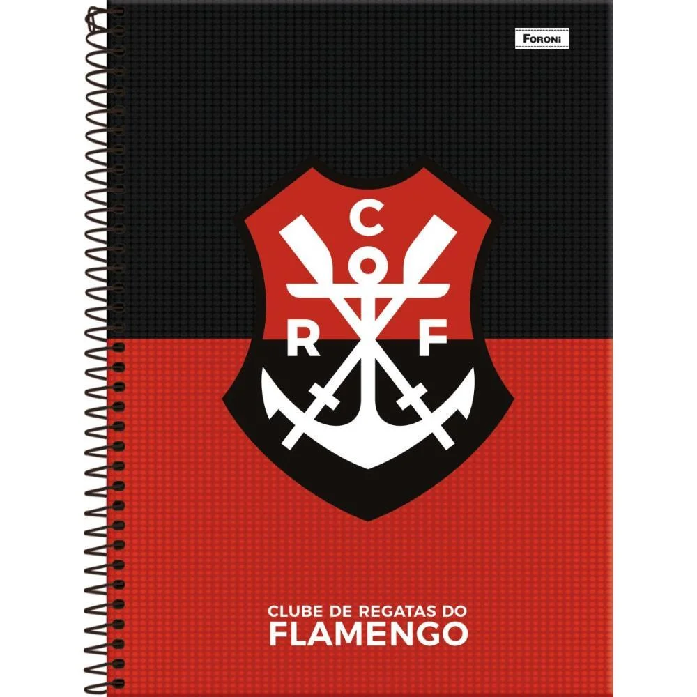 Caderno 01X1 Capa Dura Flamengo  80F Foroni (Pct.c/04) - imagem 4