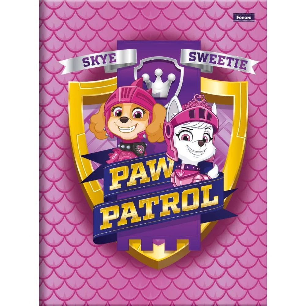 Caderno Brochurao Capa Dura Patrulha Canina 80Fls. Foroni (Pct.c/05) - imagem 6