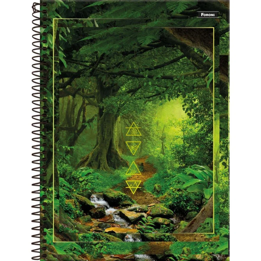 Caderno 10X1 Capa Dura 4 Elementos 160Fls. Foroni (Pct.c/04) - imagem 4