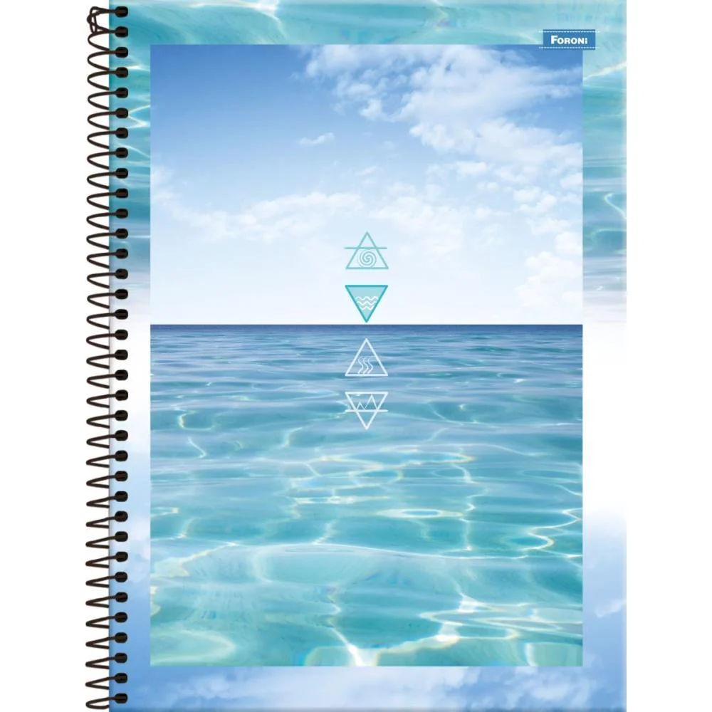 Caderno 12X1 Capa Dura 4 Elementos 192Fls. Foroni (Pct.c/04) - imagem 5