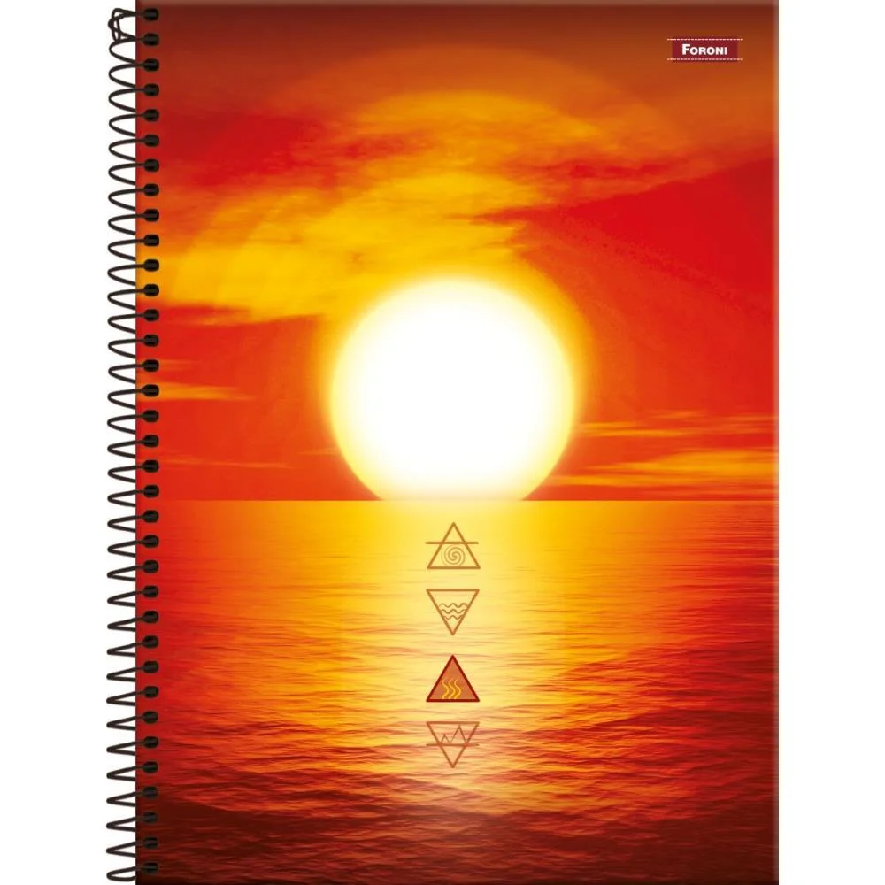 Caderno 15X1 Capa Dura 4 Elementos 240Fls. Foroni (Pct.c/02) - imagem 3