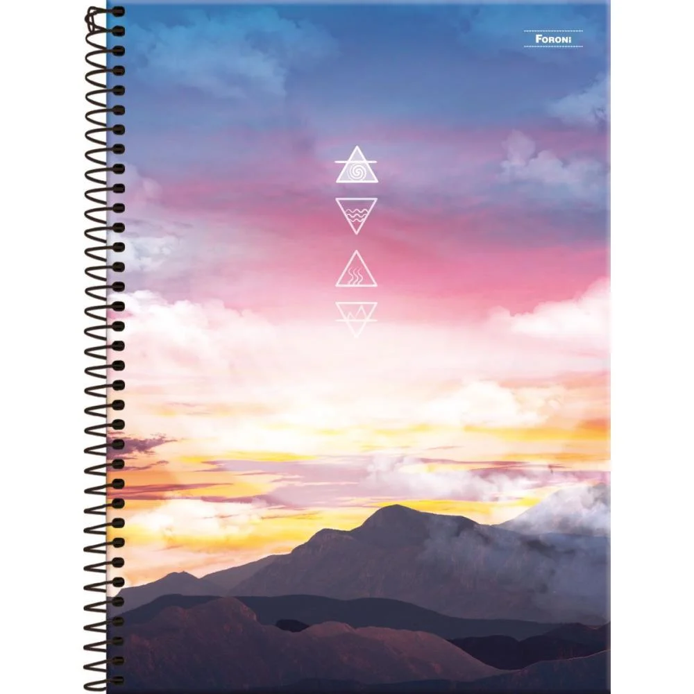 Caderno 15X1 Capa Dura 4 Elementos 240Fls. Foroni (Pct.c/02) - imagem 6