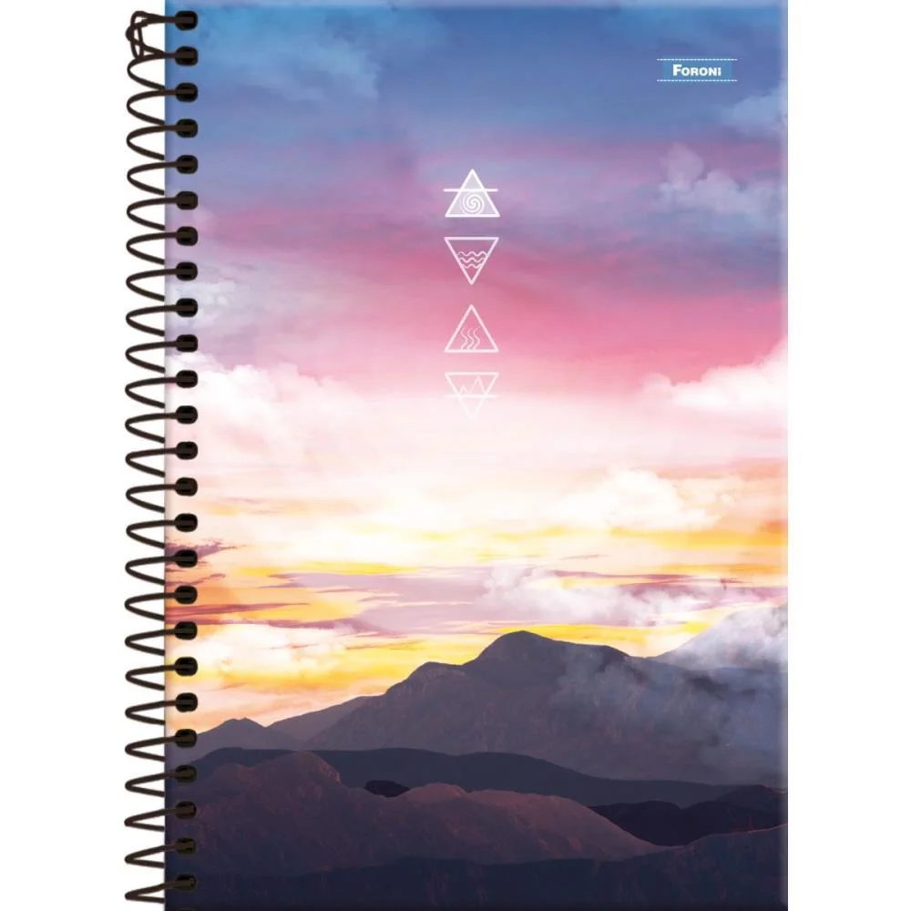 Caderno Espiral 1/4 Capa Dura 4 Elementos 160Fls. Foroni (Pct.c/05) - imagem 6