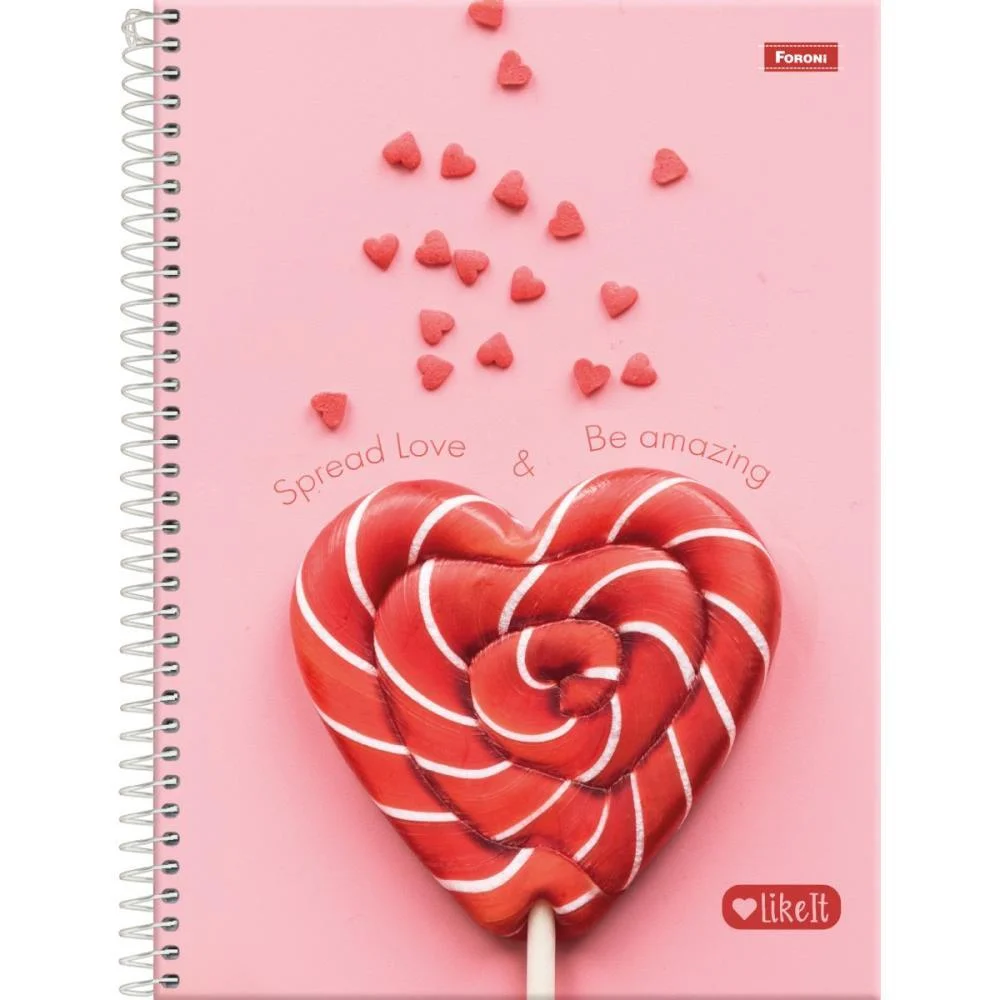 Caderno 10X1 Capa Dura Like It 160Fls. Foroni (Pct.c/04) - imagem 4