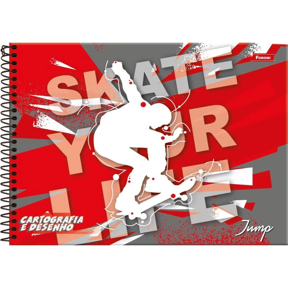 Caderno Desenho Univ Capa Dura Jump 96Fls. Foroni (Pct.c/05) - imagem 4