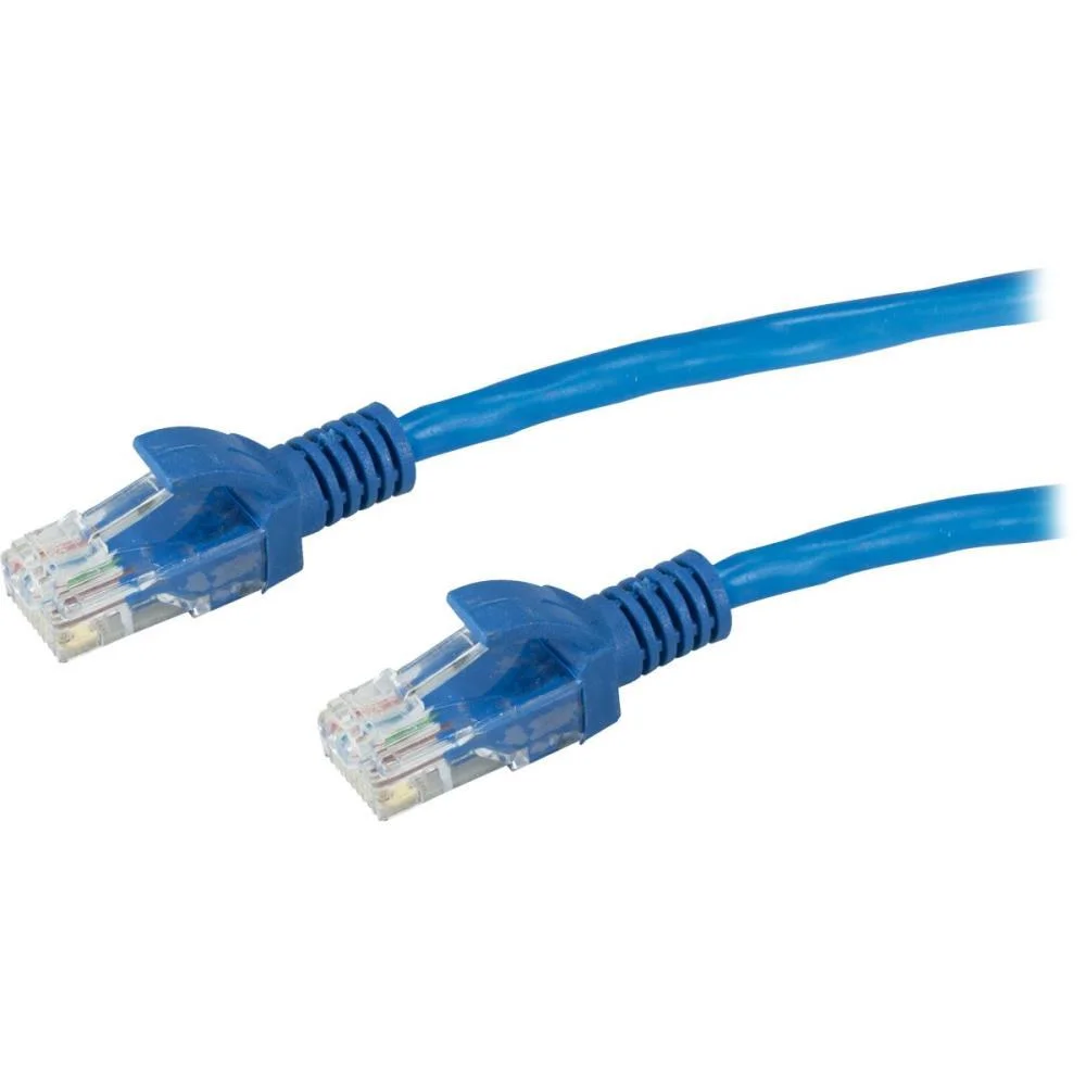 CABO DE REDE PATCH CORD CAT5 RJ45 10M AZUL FLEX (UNIDADE) - imagem 3