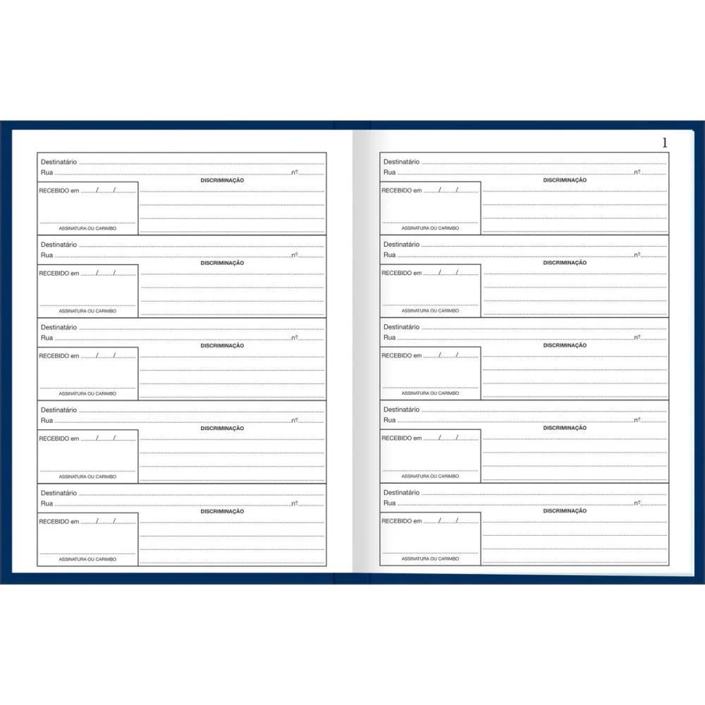 LIVRO PROTOCOLO CORRESPOND. 1/4 104 FOLHAS 153X216MM TILIBRA (PCT.C/05) - imagem 3