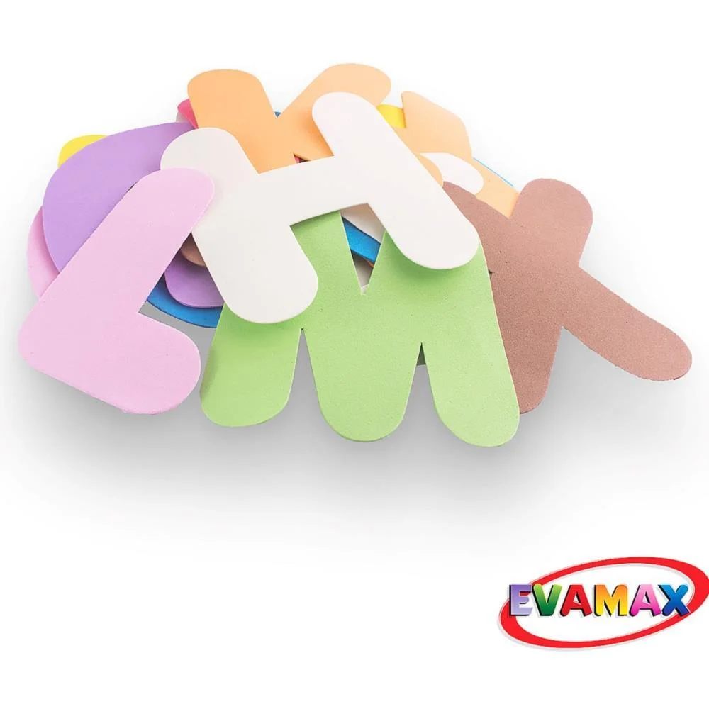 MATERIAL DIDATICO EVA ALFABETO COLORS 13CM. 26PCS EVAMAX (PACOTE) - imagem 3
