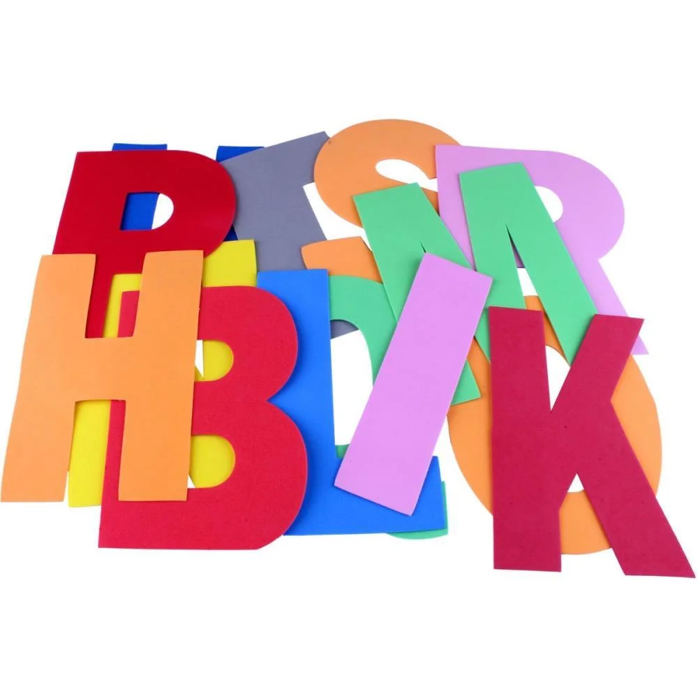 MATERIAL DIDATICO EVA LETRAS GD. 21CM 31PCS COLORS EVAMAX (PACOTE) - imagem 3