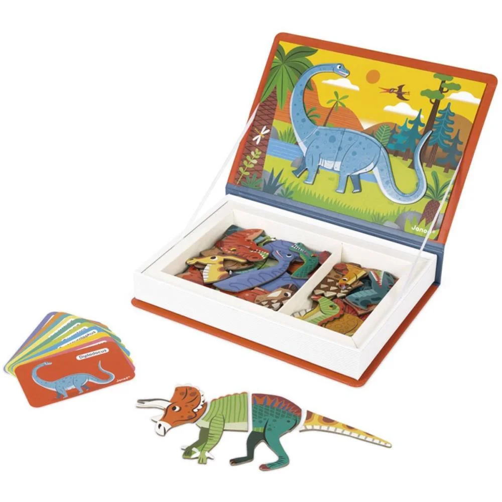 LIVRO MAGNETICO INFANTIL MISTURE E COMBINE DINOSSAUROS MAPED (UNIDADE) - imagem 4