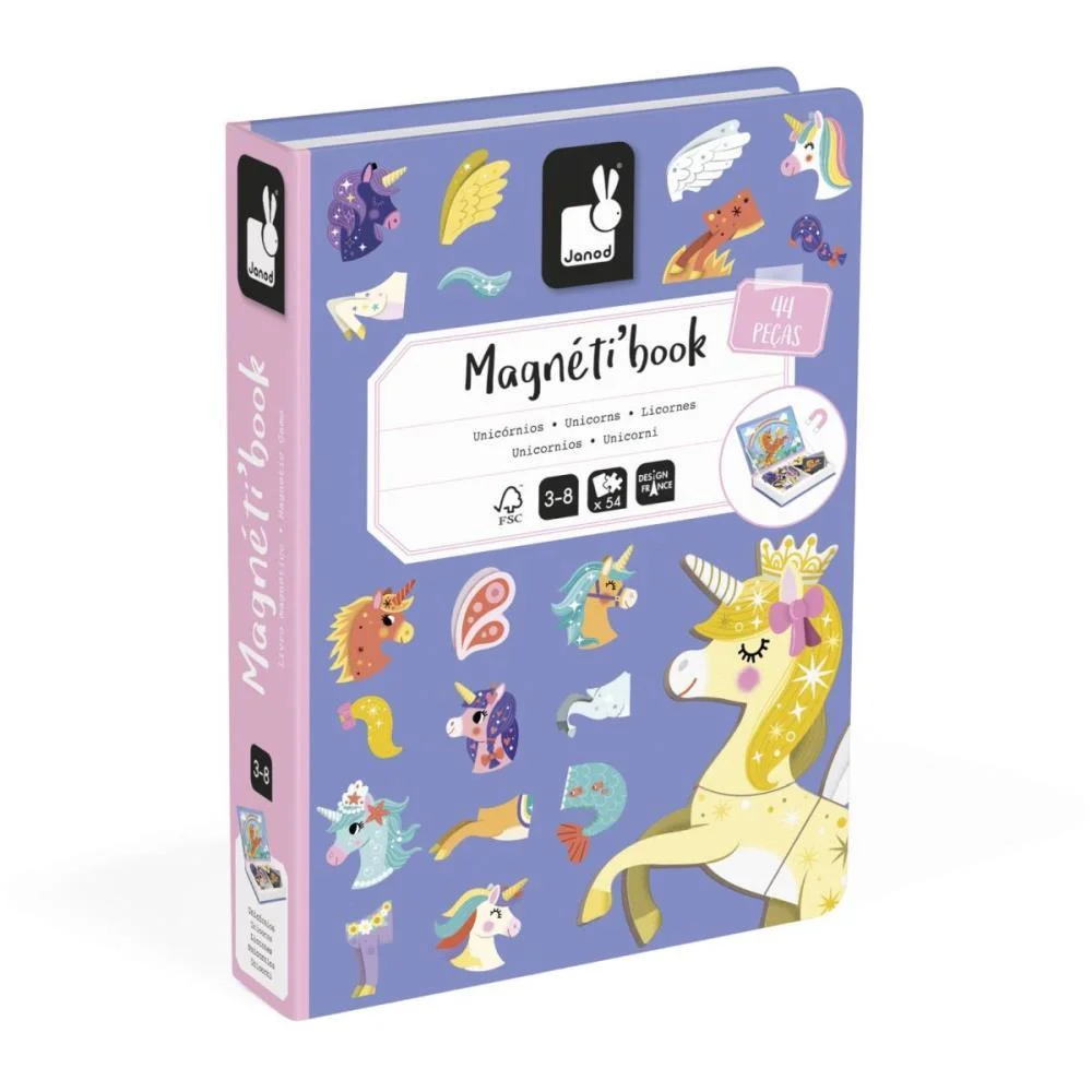 LIVRO MAGNETICO INFANTIL UNICORNIO 44 PECAS MAPED (UNIDADE) - imagem 5