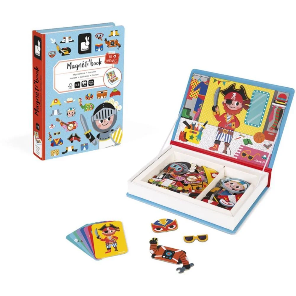 LIVRO MAGNETICO INFANTIL FESTA A FANTASIA 44 PECAS MAPED (UNIDADE) - imagem 2