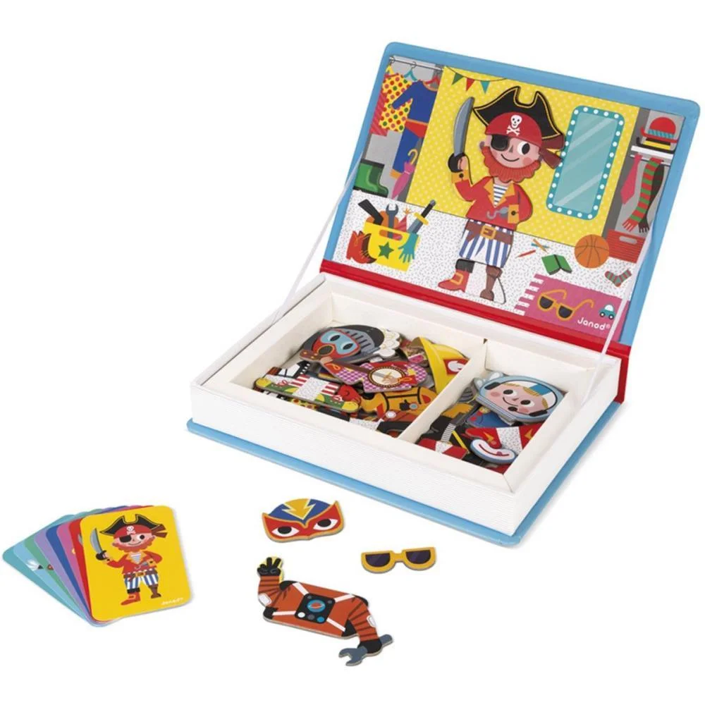 LIVRO MAGNETICO INFANTIL FESTA A FANTASIA 44 PECAS MAPED (UNIDADE) - imagem 3