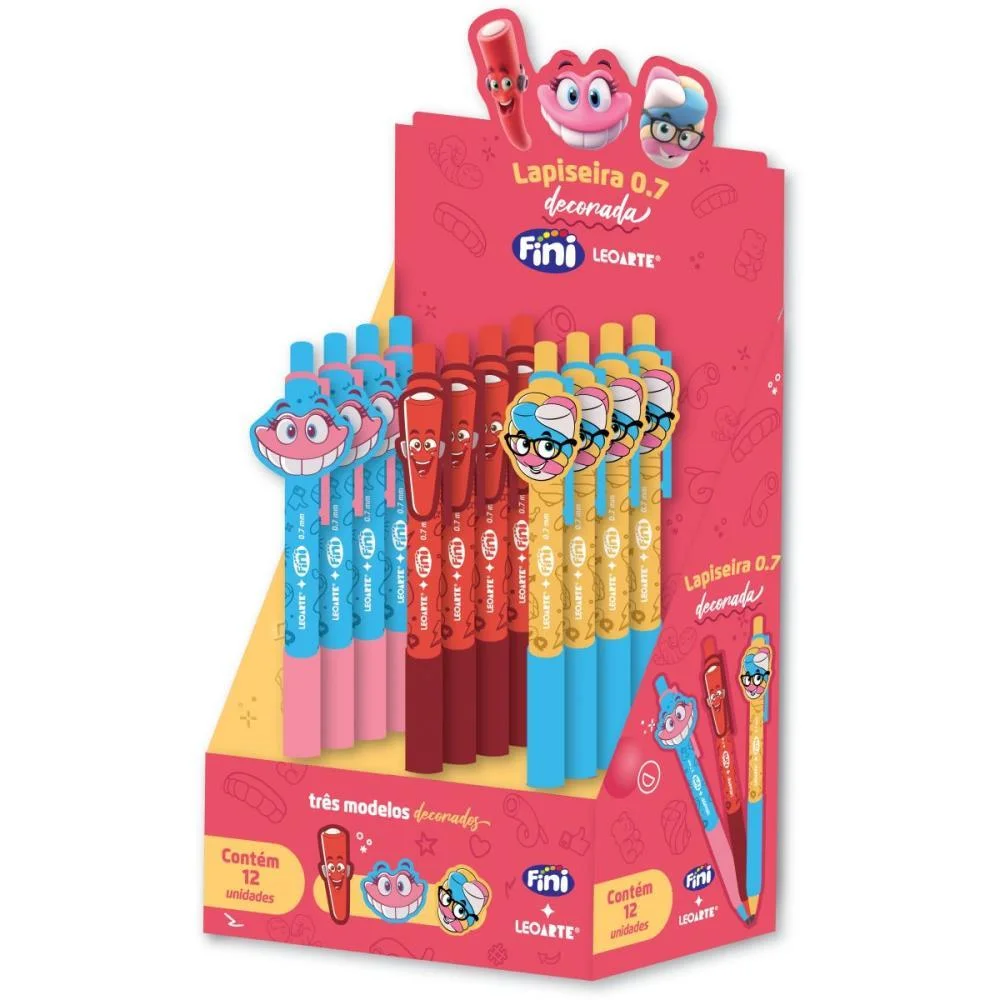 LAPISEIRA 0.7MM FINI 3 MODELOS LEONORA (DP.C/12) - imagem 2
