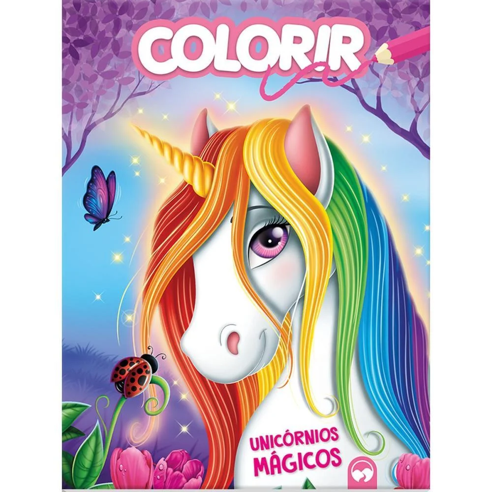 LIVRO INFANTIL COLORIR UNICORNIOS MAGICOS 12PGS VALE DAS LETRAS (UNIDADE) - imagem 2