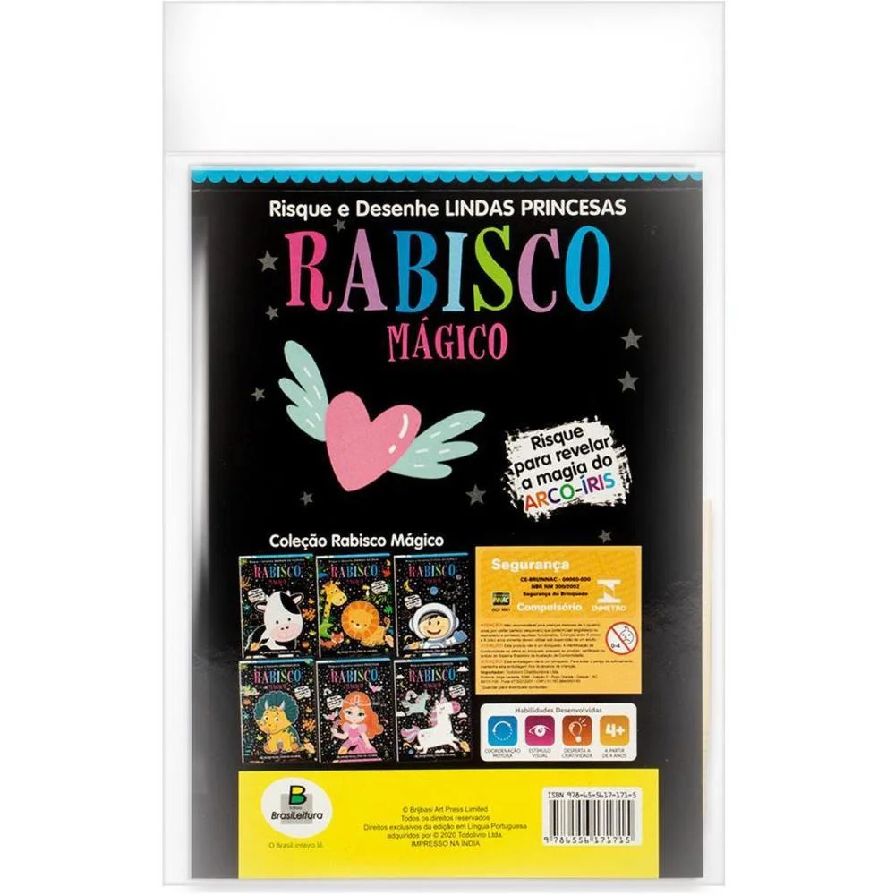 LIVRO INFANTIL COLORIR RABISCO MAGICO PRINCESAS 8PAG TODOLIVRO (UNIDADE) - imagem 5