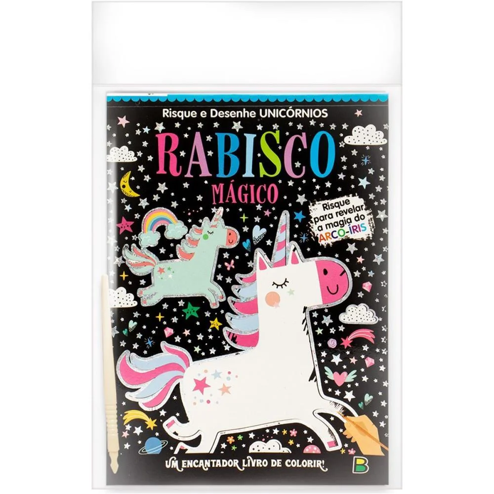 LIVRO INFANTIL COLORIR RABISCO MAGICO UNICORNIOS 8P TODOLIVRO (UNIDADE) - imagem 3