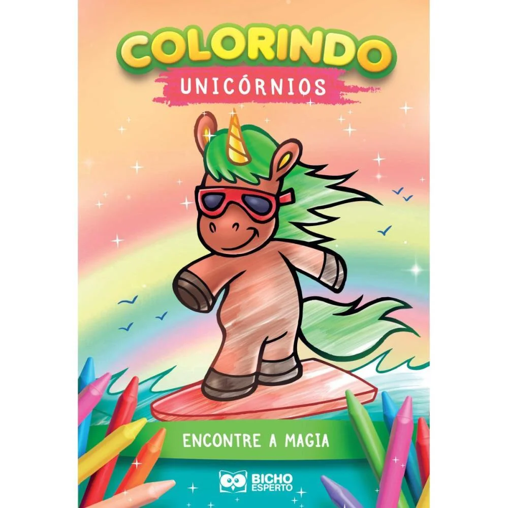 LIVRO INFANTIL COLORIR UNICORNIOS P/COLORIR 10PGS BICHO ESPERTO (PCT.C/10) - imagem 11