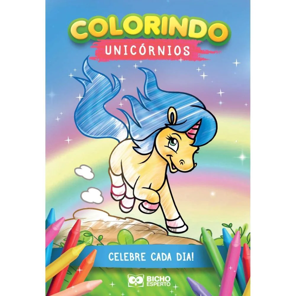 LIVRO INFANTIL COLORIR UNICORNIOS P/COLORIR 10PGS BICHO ESPERTO (PCT.C/10) - imagem 12