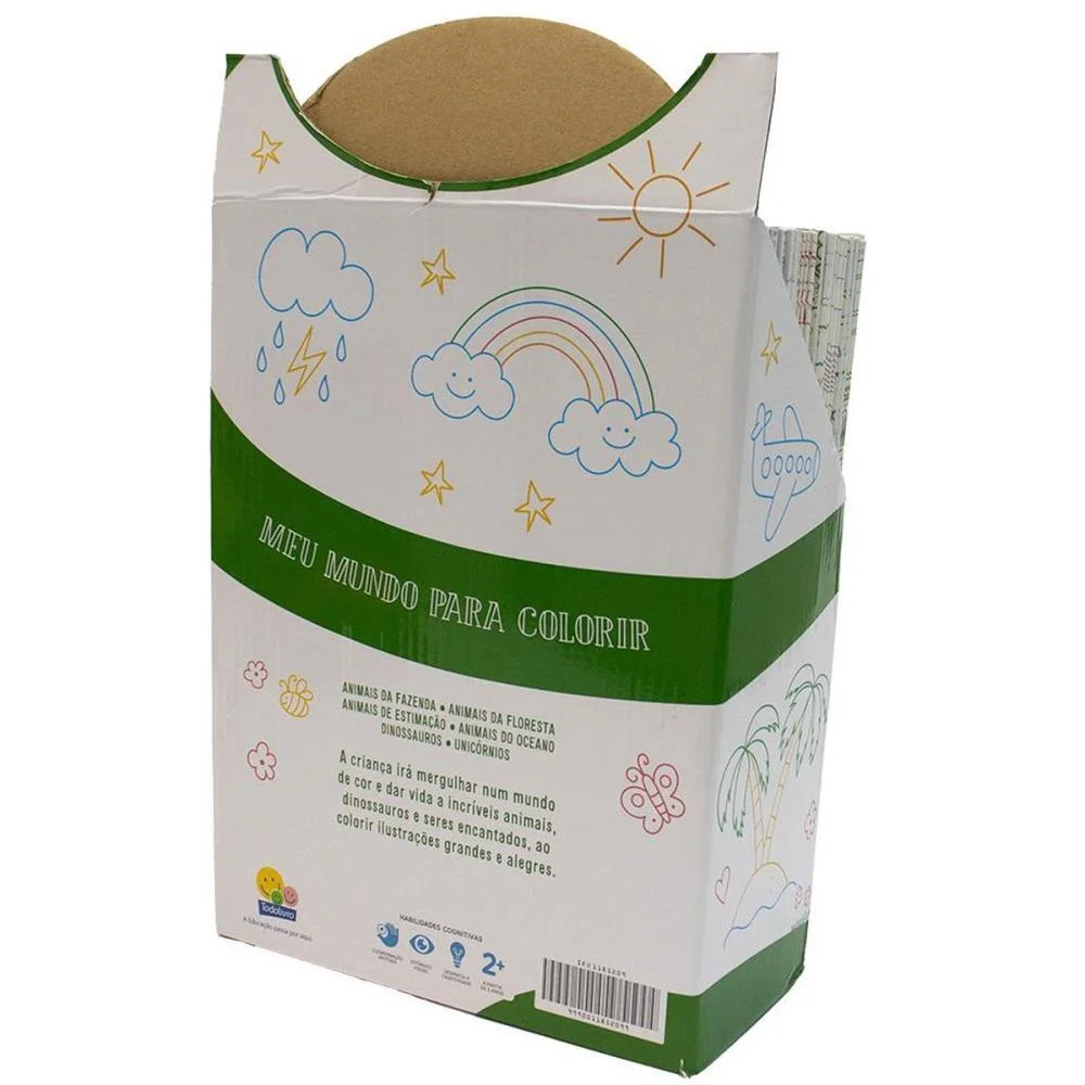 LIVRO INFANTIL COLORIR MEU MUNDO P/COLORIR 16P.6TIT. TODOLIVRO (DP.C/60) - imagem 4
