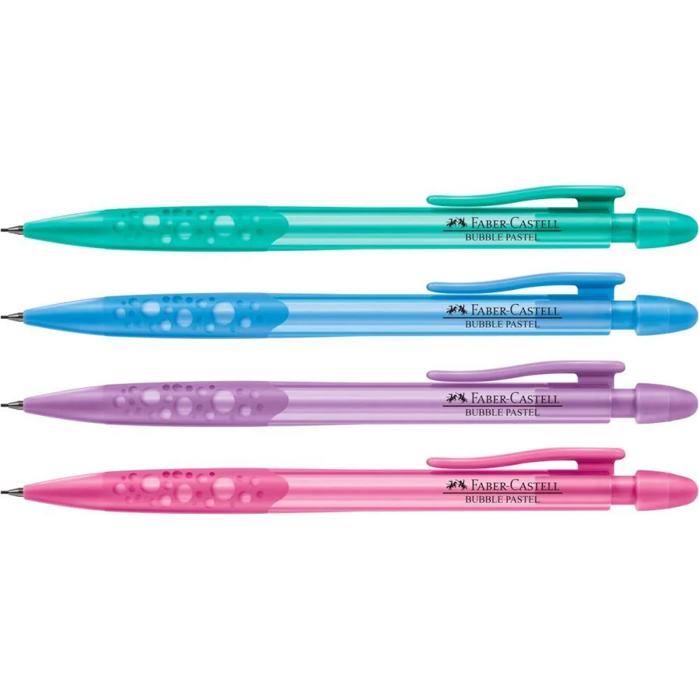 LAPISEIRA 0.7MM BUBBLE PASTEL MIX FABER-CASTELL (CX.C/12) - imagem 4