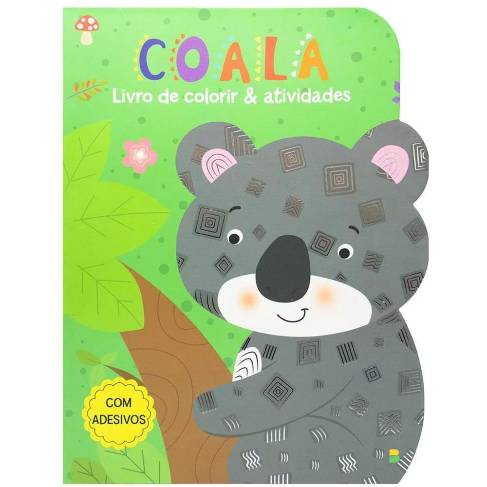 LIVRO INFANTIL COLORIR C/ATIV. COALA 21,5X28 42PG TODOLIVRO (UNIDADE) - imagem 3