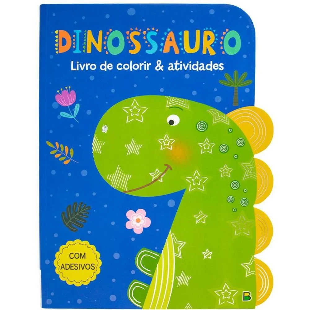 LIVRO INFANTIL COLORIR C/ATIV. DINOSSAURO 21,5X28 42P TODOLIVRO (UNIDADE) - imagem 2