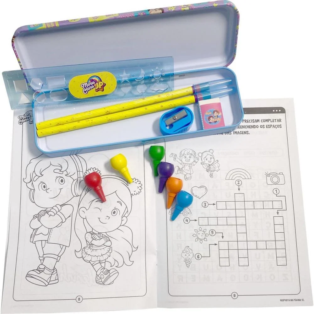 LIVRO INFANTIL COLORIR COR E DIVERSAO MARIA CLARA/JP MAGIC KIDS (UNIDADE) - imagem 3