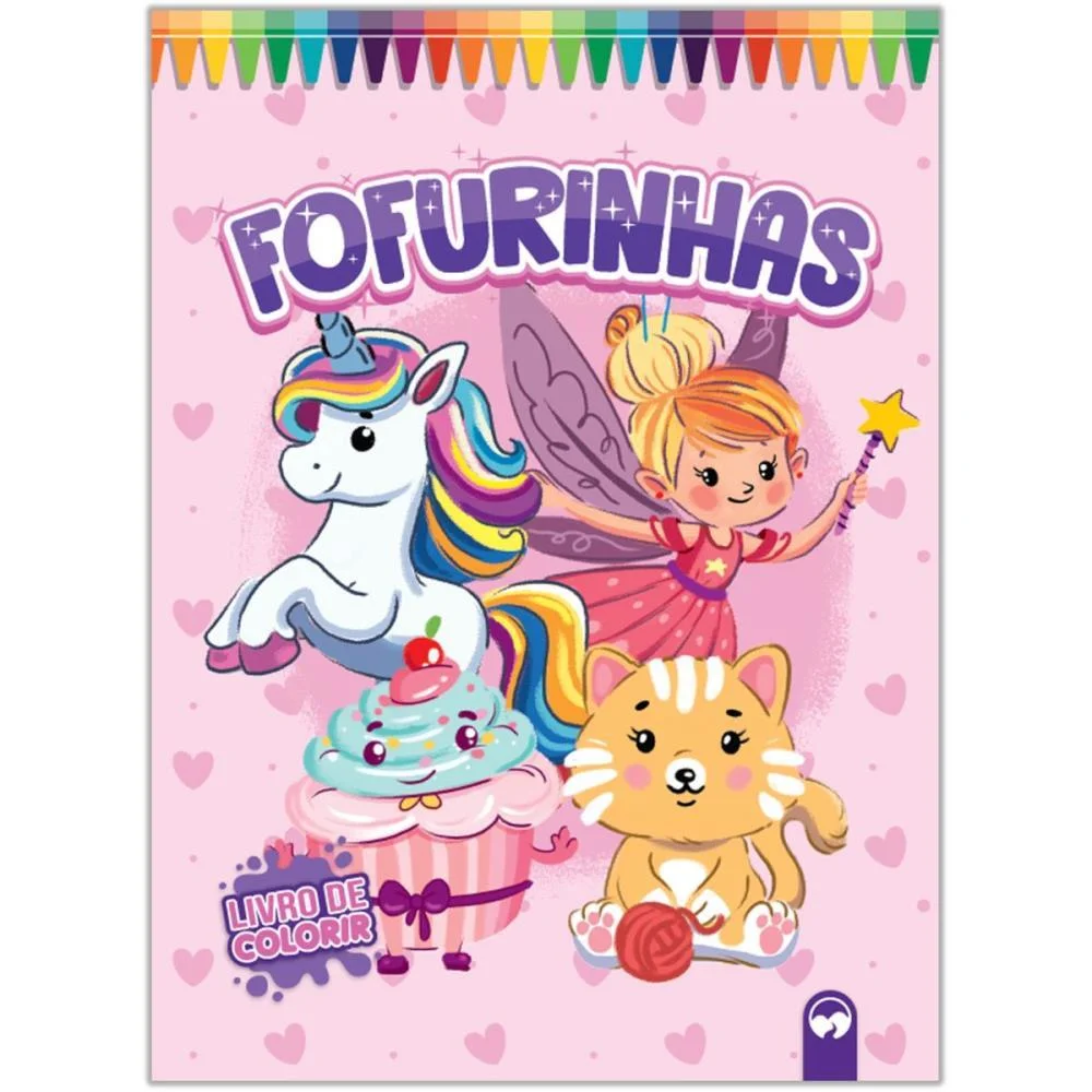 LIVRO INFANTIL COLORIR GIGANTE FOFURINHAS 10PG 27X36C VALE DAS LETRAS (UNIDADE) - imagem 3