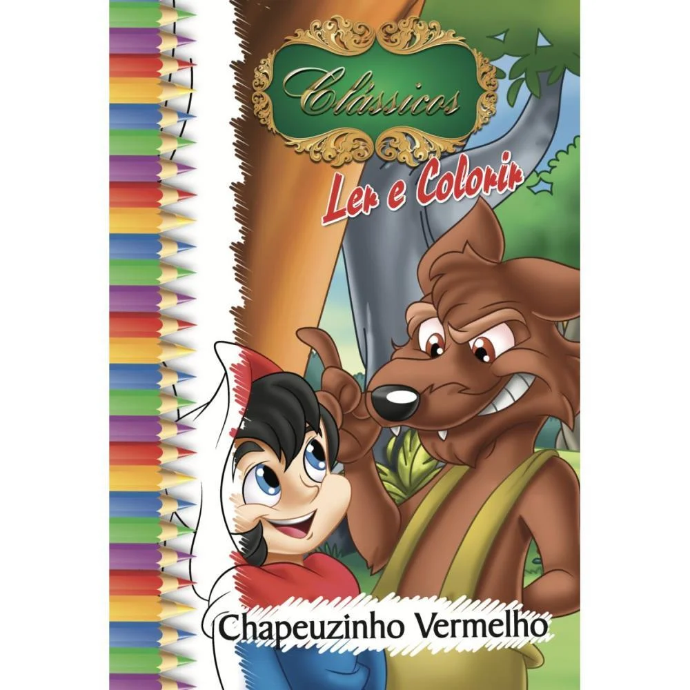 LIVRO INFANTIL COLORIR CLASSICOS 10PAGS 20X27 BICHO ESPERTO (PCT.C/10) - imagem 6