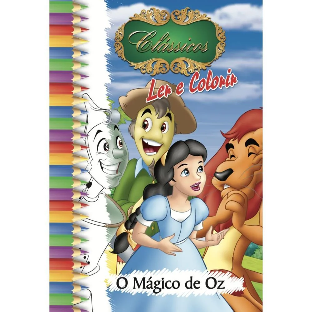 LIVRO INFANTIL COLORIR CLASSICOS 10PAGS 20X27 BICHO ESPERTO (PCT.C/10) - imagem 9