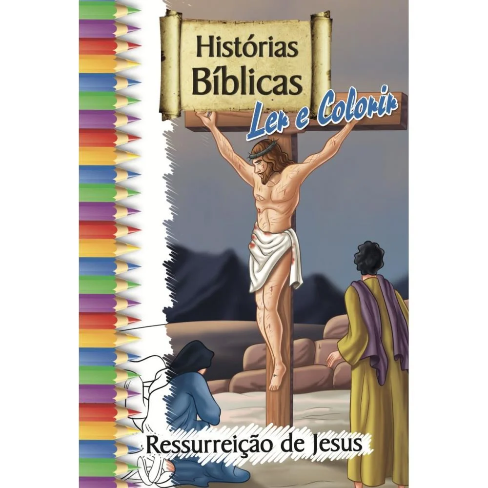 LIVRO INFANTIL COLORIR BIBLIA SOLAPA GRANDE C/10 LIVR BICHO ESPERTO (PCT.C/10) - imagem 11