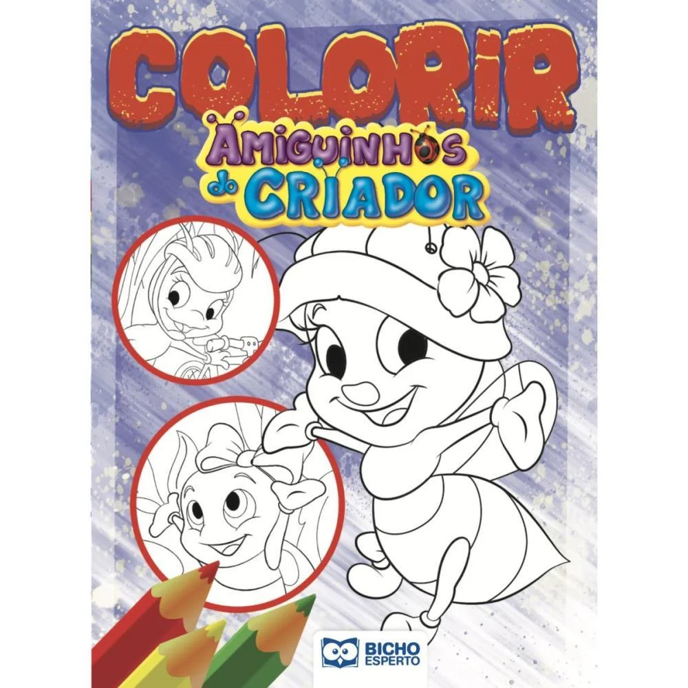 LIVRO INFANTIL COLORIR DIVERSOS TEMAS BICHO ESPERTO (PCT.C/08) - imagem 10