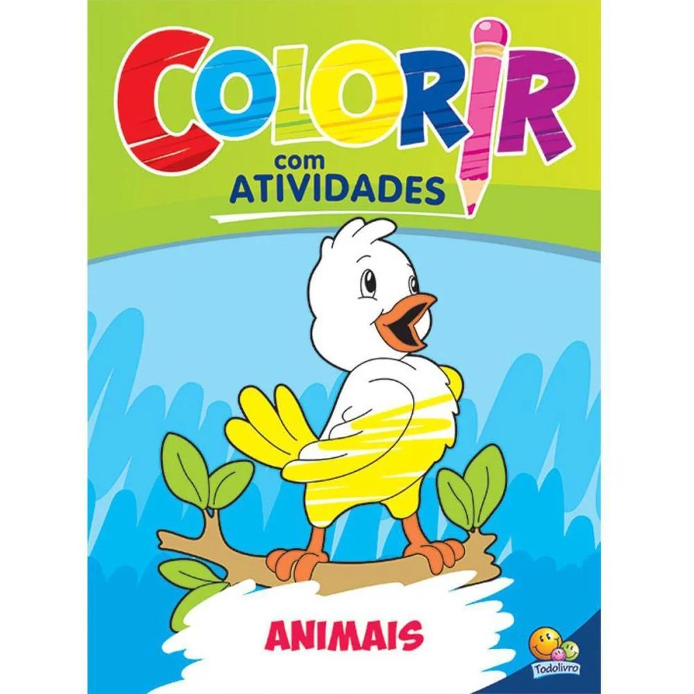 LIVRO INFANTIL COLORIR COM ATIVIDADES 5 TÍTULOS 14PG TODOLIVRO (PCT.C/05) - imagem 3
