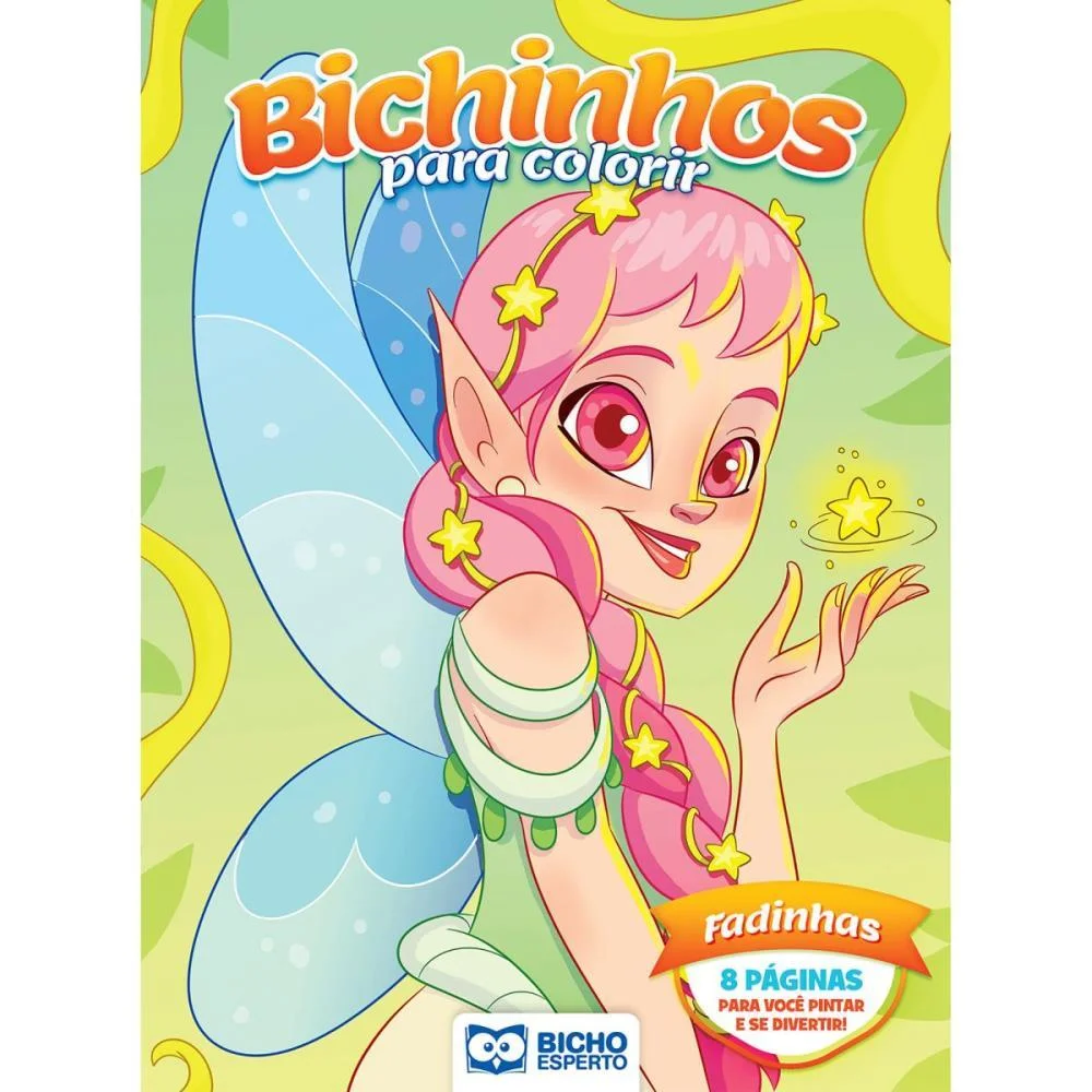 LIVRO INFANTIL COLORIR BICHOS MAGICOS 8PG 4 TITULOS BICHO ESPERTO (PCT.C/08) - imagem 4