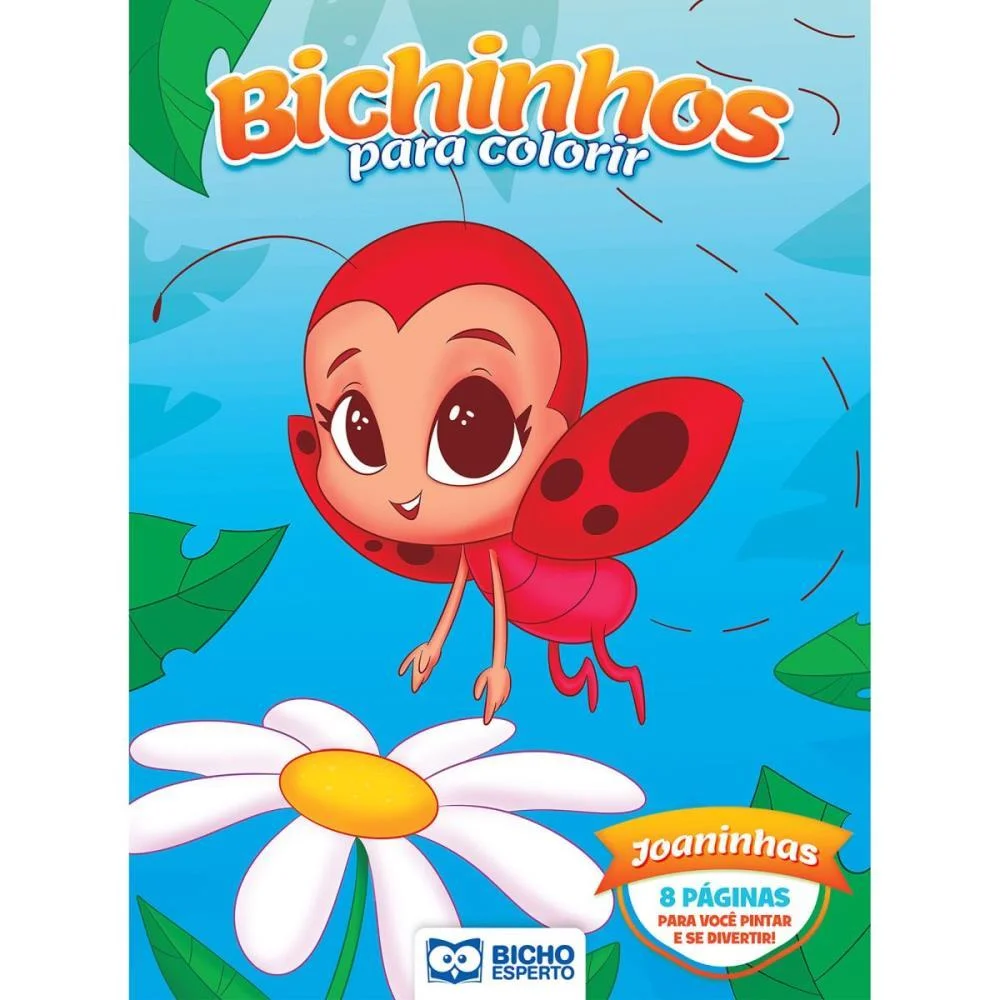 LIVRO INFANTIL COLORIR BICHOS MAGICOS 8PG 4 TITULOS BICHO ESPERTO (PCT.C/08) - imagem 5