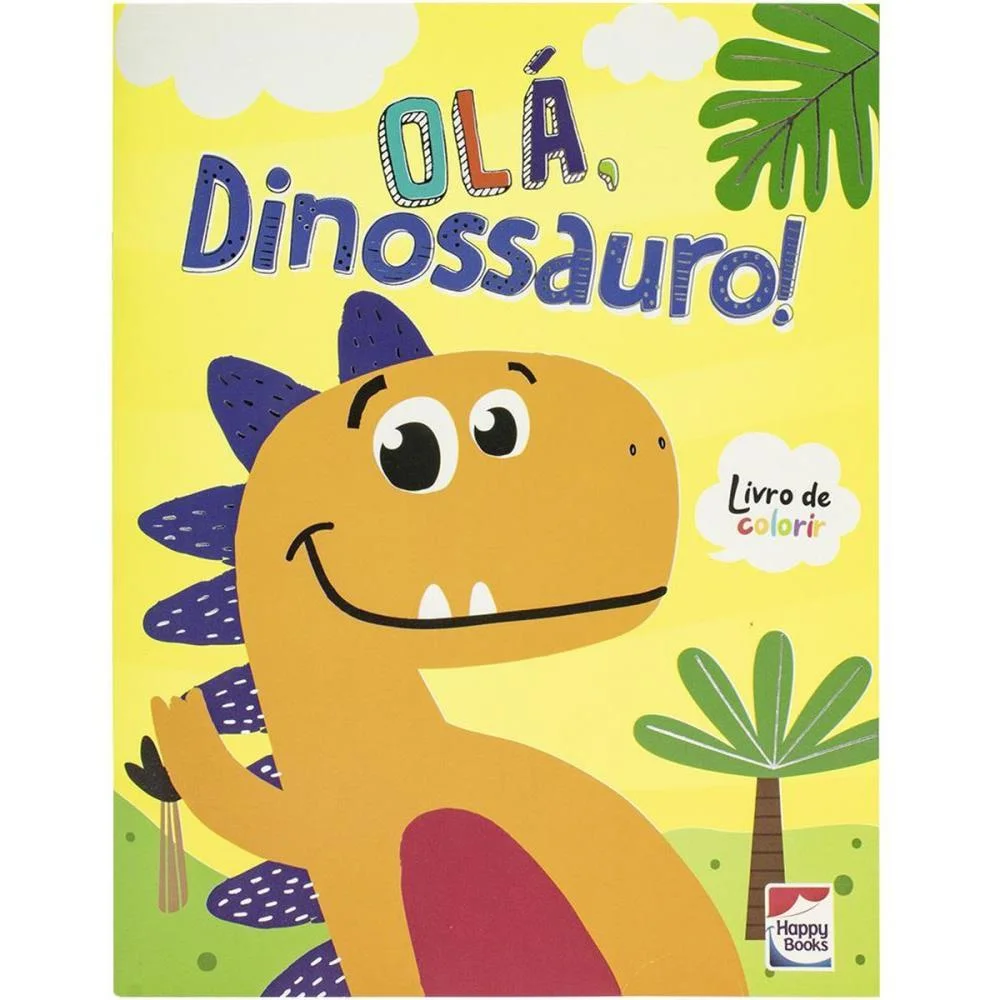 LIVRO INFANTIL COLORIR FANTASIA DINOSSAURO 21X28 32PG TODOLIVRO (UNIDADE) - imagem 2