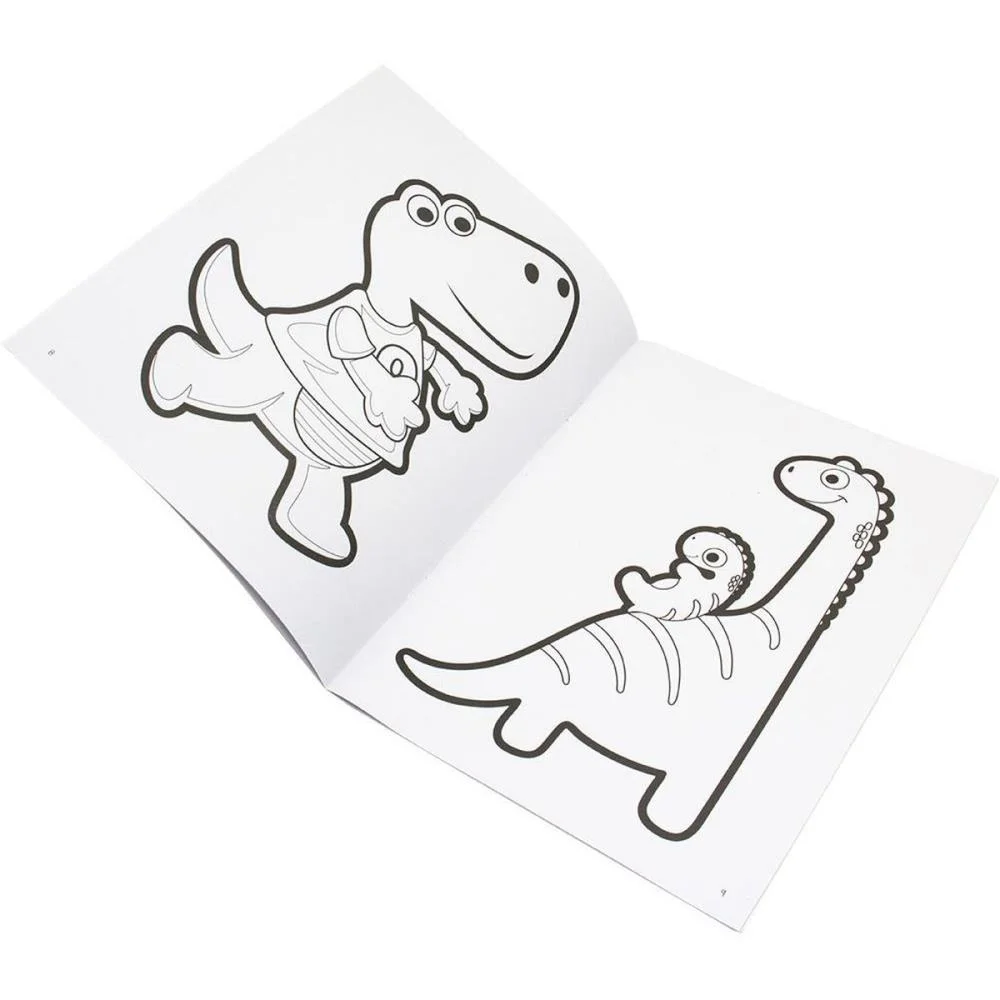 LIVRO INFANTIL COLORIR FANTASIA DINOSSAURO 21X28 32PG TODOLIVRO (UNIDADE) - imagem 4