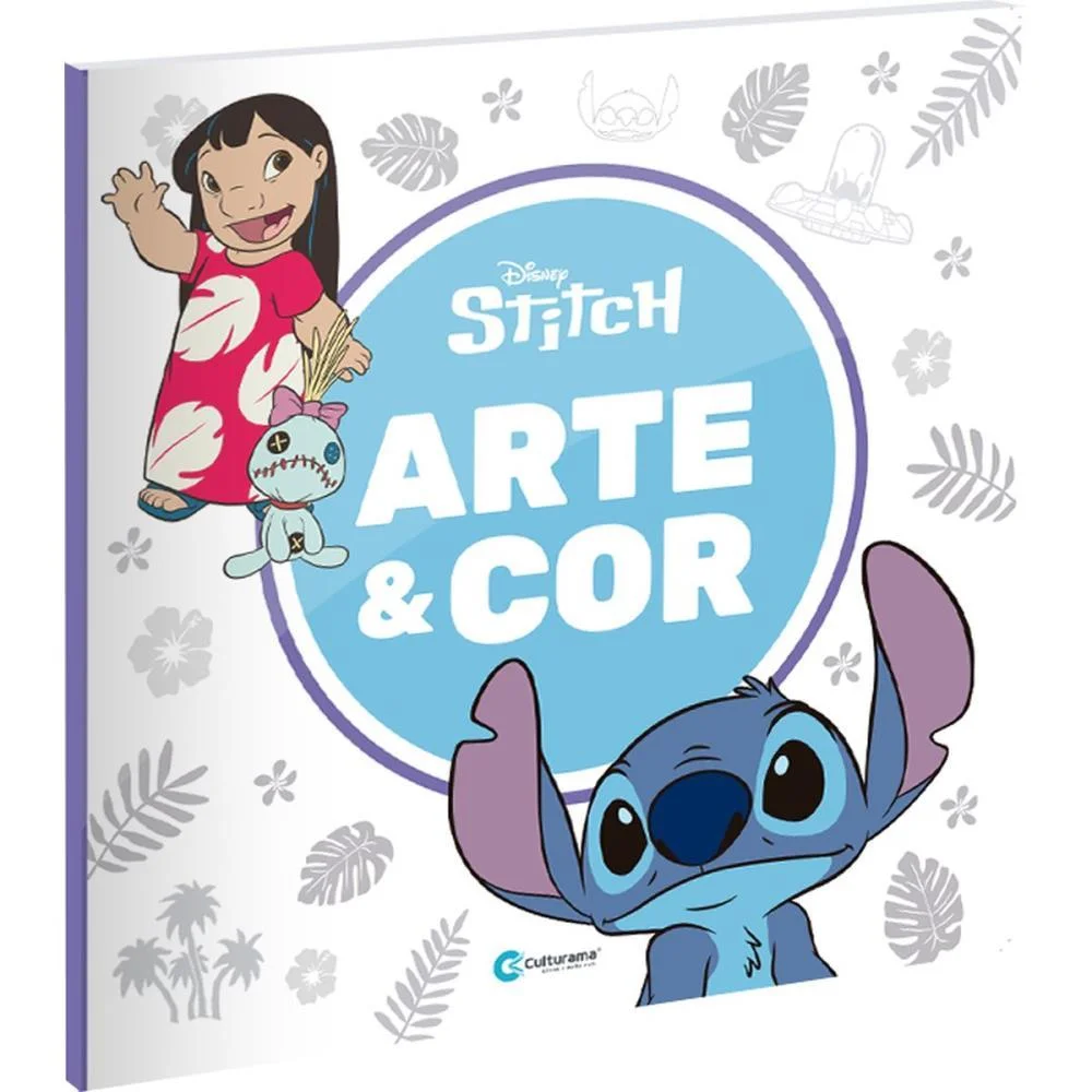 LIVRO INFANTIL COLORIR ARTE E COR STITCH 27X27CM 36P CULTURAMA (UNIDADE) - imagem 2
