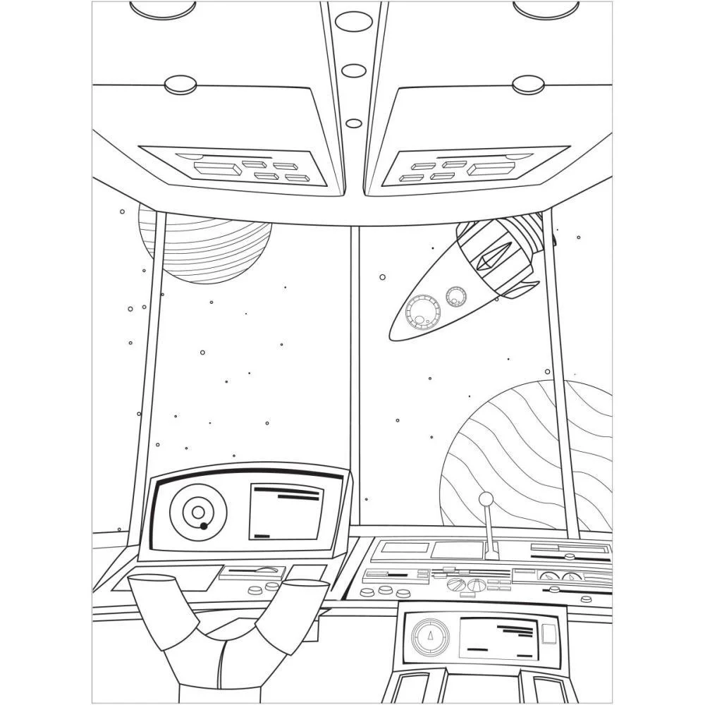 LIVRO INFANTIL COLORIR GALAXIA C/12 LAPIS+ADESIVOS LEONORA (UNIDADE) - imagem 7