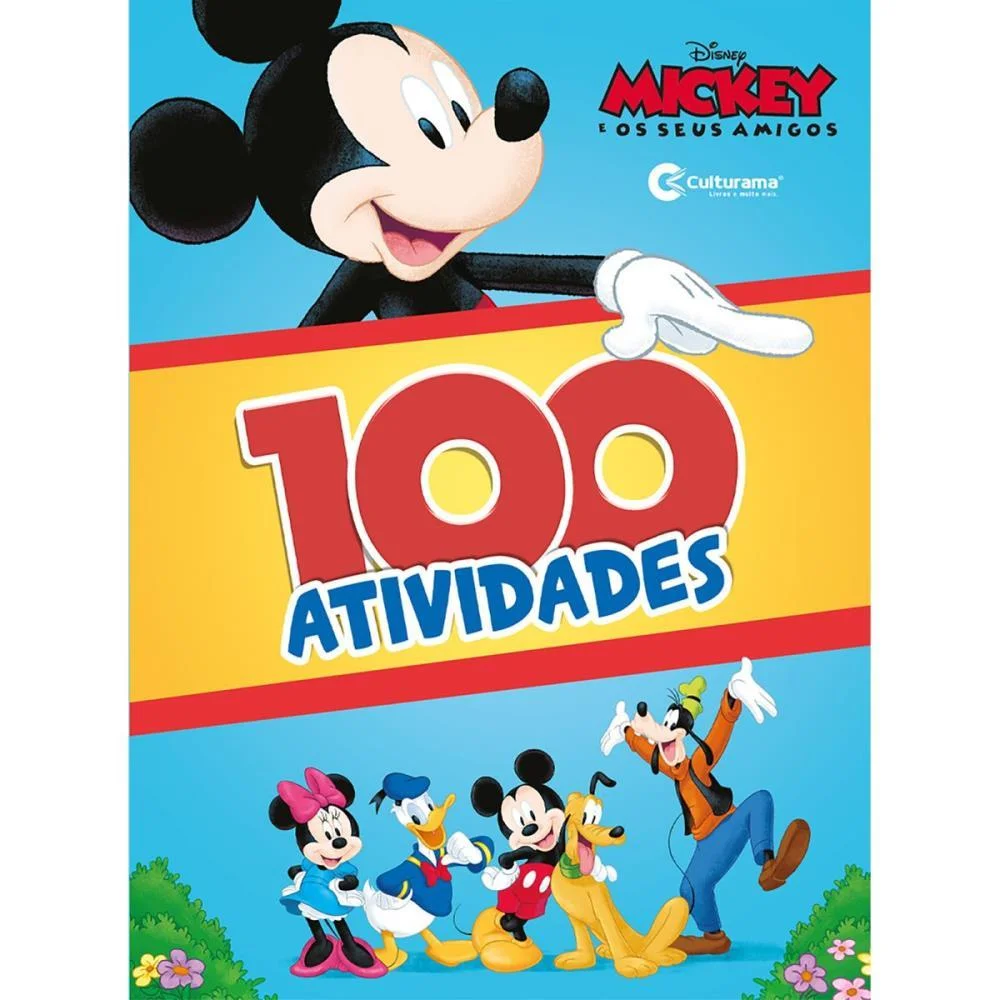 LIVRO INFANTIL COLORIR 100 ATIVIDADES MICKEY CULTURAMA (UNIDADE) - imagem 2