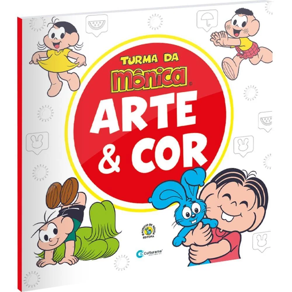 LIVRO INFANTIL COLORIR ARTE E COR TURMA DA MONICA CULTURAMA (UNIDADE) - imagem 3