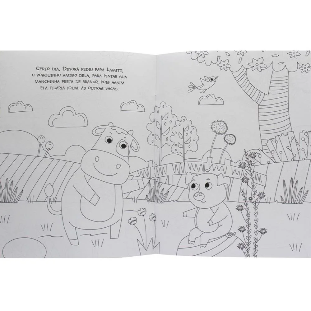 LIVRO INFANTIL COLORIR AMIGUINHOS PARA COLORIR 10P(S) TODOLIVRO (PCT.C/05) - imagem 11
