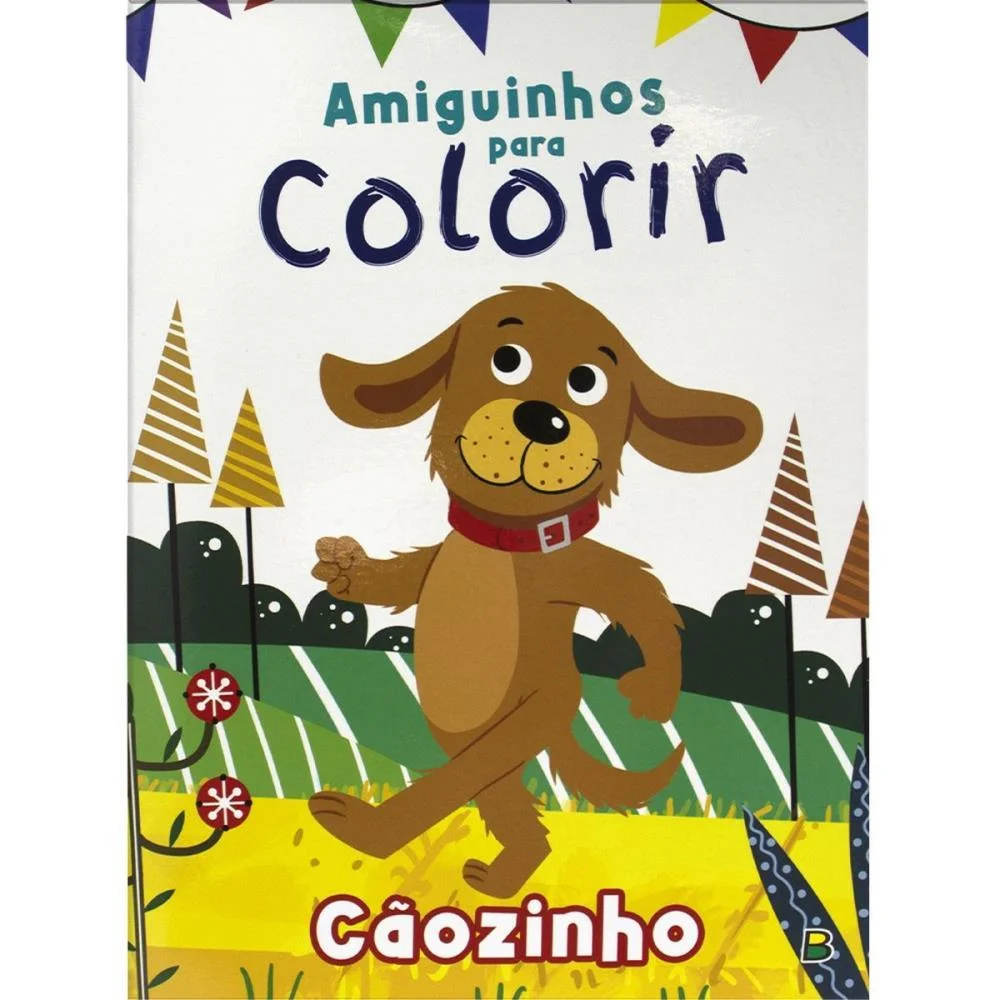 LIVRO INFANTIL COLORIR AMIGUINHOS PARA COLORIR 10P(S) TODOLIVRO (PCT.C/05) - imagem 13